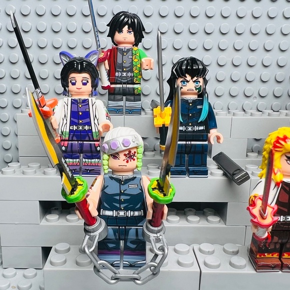 Demon Slayer Hashira Custom Minifigures Lot of 9 - Picture 4 of 8